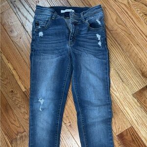 KanCan Distressed Blue Skinny Jeans